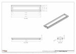 4.5x25 - Modern-Ceiling-Vent Cover-TRM Metal -  25x4.5