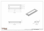 4x13.5 - Modern-Ceiling-Vent Cover-TRM Metal -  13.5x4
