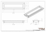 4x15- Modern Ceiling Vent Cover - TRM Metal