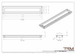 4x25-Modern Ceiling Vent Cover - TRM Metal (25x4)