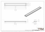 4x39-Modern Ceiling Vent Cover - TRM Metal (39x4)