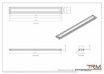 4x41-Modern Ceiling Vent Cover - TRM Metal (41x4)