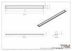 4x61-Modern Ceiling Vent Cover - TRM Metal (61x4)