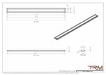 4x63-Modern Ceiling Vent Cover - TRM Metal (63x4)