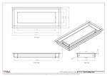 5.5x14 - Modern-Ceiling-Vent Cover-TRM Metal -  14x5.5