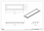 5.5x20 - Modern-Ceiling-Vent Cover-TRM Metal -  20x5.5