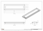5.5x23 - Modern-Ceiling-Vent Cover-TRM Metal -  23x5.5