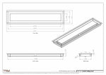 5.5x26 - Modern-Ceiling-Vent Cover-TRM Metal -  26x5.5