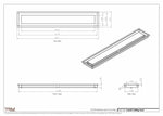 5.5x32 - Modern-Ceiling-Vent Cover-TRM Metal -  32x5.5