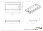 5x11-Modern Ceiling Vent Cover - TRM Metal (11x5)