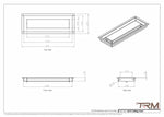 5x15-Modern Ceiling Vent Cover - TRM Metal (15x5)