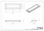 5x17-Modern Ceiling Vent Cover - TRM Metal (17x5)