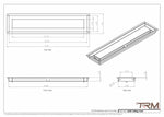 5x24-Modern Ceiling Vent Cover - TRM Metal (24x5)
