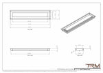 5x25-Modern Ceiling Vent Cover - TRM Metal (25x5)