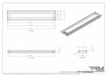 5x29-Modern Ceiling Vent Cover - TRM Metal (29x5)
