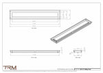 5x31.5 - Modern-Ceiling-Vent Cover-TRM Metal -  31.5x5