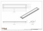 5x35.5 - Modern-Ceiling-Vent Cover-TRM Metal -  35.5x5