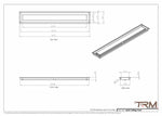 5x35-Modern Ceiling Vent Cover - TRM Metal (35x5)
