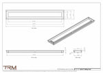 5x36.5 - Modern-Ceiling-Vent Cover-TRM Metal -  36.5x5