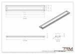 5x42-Modern Ceiling Vent Cover - TRM Metal (42x5)