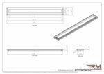 5x44-Modern Ceiling Vent Cover - TRM Metal (44x5)