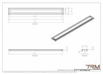 5x52-Modern Ceiling Vent Cover - TRM Metal (52x5)