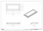 6.5x15 - Modern-Ceiling-Vent Cover-TRM Metal -  15x6.5