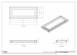 6.5x17 - Modern-Ceiling-Vent Cover-TRM Metal -  17x6.5