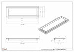 6.5x21 - Modern-Ceiling-Vent Cover-TRM Metal -  21x6.5