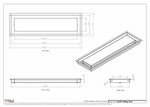 6.5x23 - Modern-Ceiling-Vent Cover-TRM Metal -  23x6.5