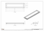 6.5x27 - Modern-Ceiling-Vent Cover-TRM Metal -  27x6.5