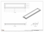 6.5x31 - Modern-Ceiling-Vent Cover-TRM Metal -  31x6.5