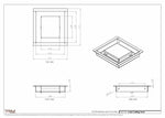 6.5x6 - Modern-Ceiling-Vent Cover-TRM Metal -  6x6.5