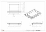 6.5x9 - Modern-Ceiling-Vent Cover-TRM Metal -  9x6.5