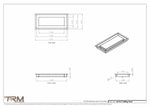 6x13.5 - Modern-Ceiling-Vent Cover-TRM Metal -  13.5x6