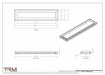 6x26.5 - Modern-Ceiling-Vent Cover-TRM Metal -  26.5x6
