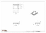 6x7.5 - Modern-Ceiling-Vent Cover-TRM Metal -  7.5x6