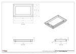 7.5x12 - Modern-Ceiling-Vent Cover-TRM Metal -  12x7.5