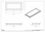 7.5x17 - Modern-Ceiling-Vent Cover-TRM Metal -  17x7.5