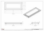 7.5x19 - Modern-Ceiling-Vent Cover-TRM Metal -  19x7.5