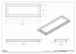 7.5x22 - Modern-Ceiling-Vent Cover-TRM Metal -  22x7.5