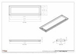 7.5x27 - Modern-Ceiling-Vent Cover-TRM Metal -  27x7.5