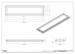 7.5x33 - Modern-Ceiling-Vent Cover-TRM Metal -  33x7.5