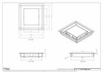 7.5x7 - Modern-Ceiling-Vent Cover-TRM Metal -  7x7.5