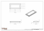 7x15.5 - Modern-Ceiling-Vent Cover-TRM Metal -  15.5x7