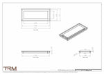 7x17.5 - Modern-Ceiling-Vent Cover-TRM Metal -  17.5x7