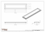 7x31.5 - Modern-Ceiling-Vent Cover-TRM Metal -  31.5x7