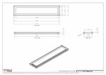 7x35-Modern Ceiling Vent Cover - TRM Metal (35x7)