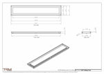 7x39-Modern Ceiling Vent Cover - TRM Metal (39x7)