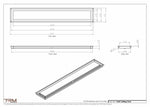 7x45-Modern Ceiling Vent Cover - TRM Metal (45x7)